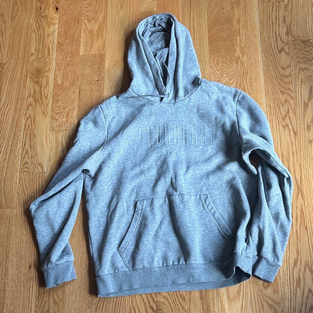 Puma Light Gray Hoodie